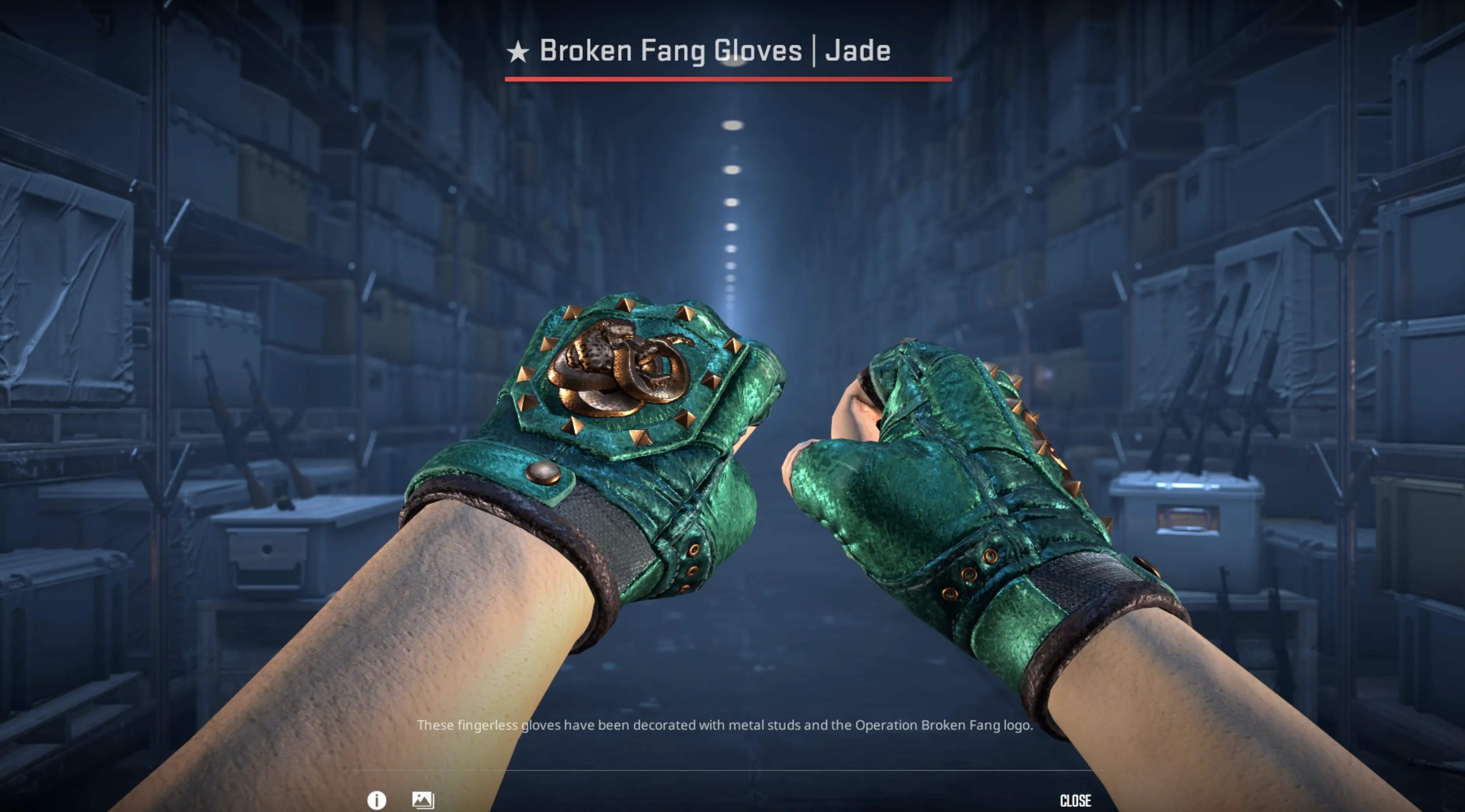 Broken Fang Gloves Jade